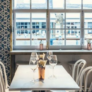 Restaurant furniture at Le Bab London by DeFrae Contract Furniture
