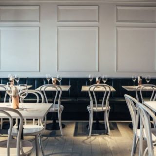 Restaurant furniture at Le Bab London by DeFrae Contract Furniture