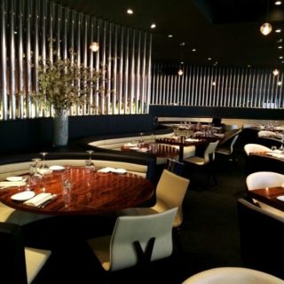 Banquette seating at STK London at the Me Hotel by DeFrae Contract Furniture