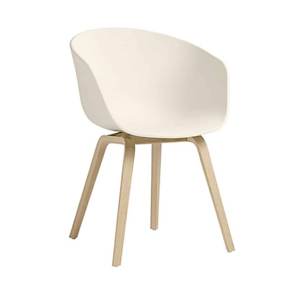 About AAC Armchair at DeFrae Contract Furniture White Beech Legs