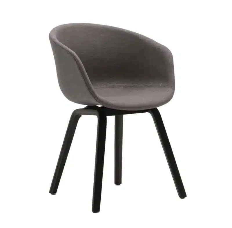About Armchair at DeFrae Contract Furniture Upholstered Black Legs