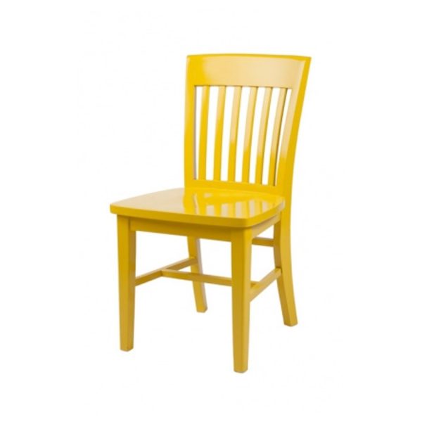 The Alpha wooden side chair is a classic style perfect for any cafe, coffee shop or restaurant. It can be stained to any wood or RAL colour finish.