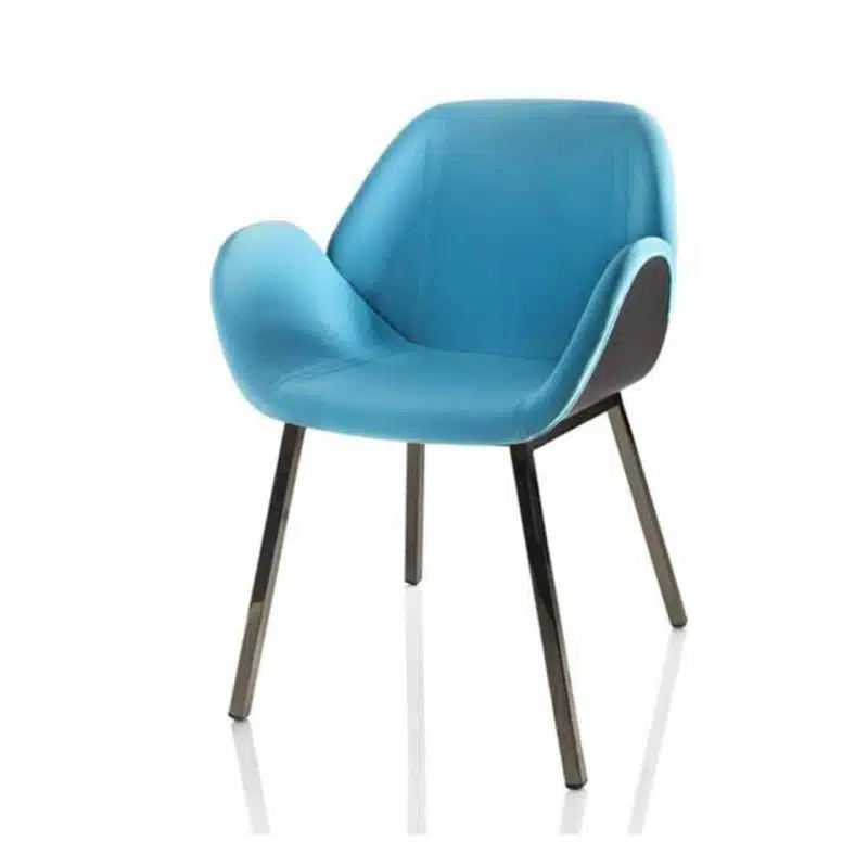 Angel Armchair Lips Alma Design DeFrae contract furnirure blue