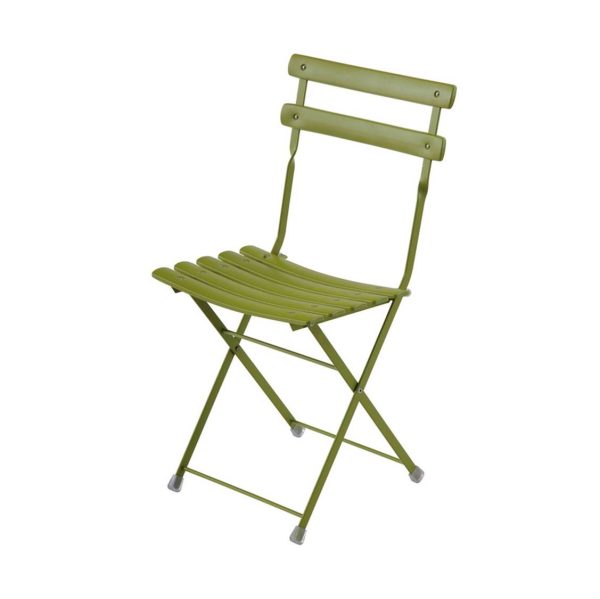 Arc en ciel folding outdoor chair from Emu available from DeFrae Contract Furniture Green