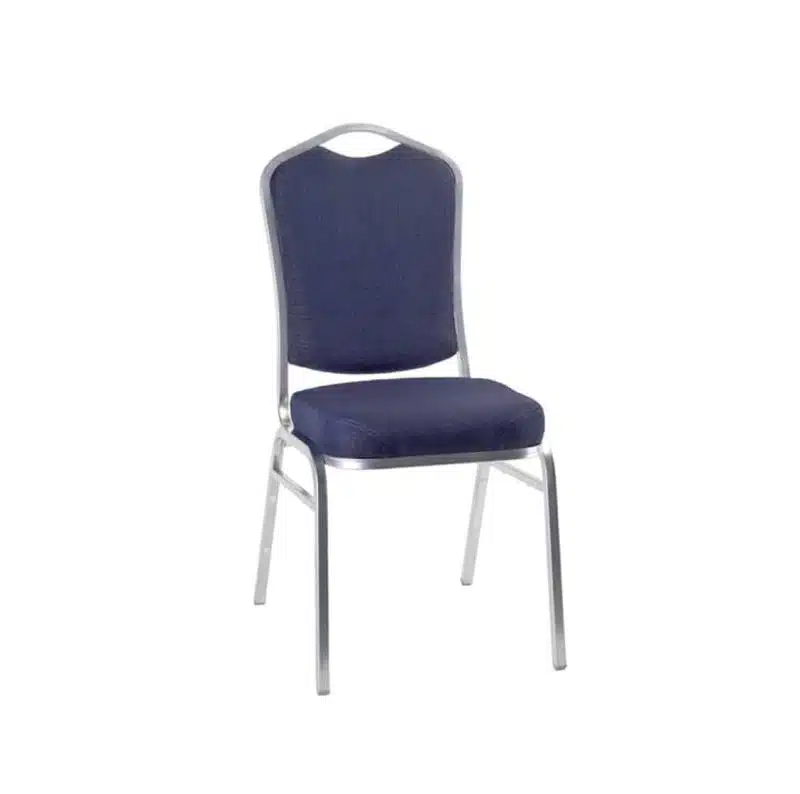 Ark Banqueting Chairs Blue & Silver