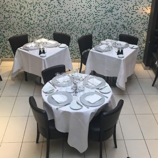 Restaurant furniture by DeFrae Contract Furniture at Little Italy Soho London
