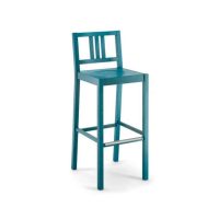 Barney Bar Stool FSC DeFrae Contract Furniture Xedra X-Ilaria Blue