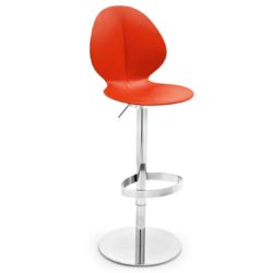 Basil Height Adjustable Bar Stool Calligaris available from DeFrae Contract Furniture Red Hero
