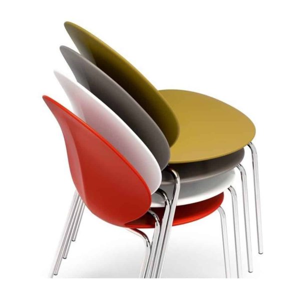 Basil Side Chair Calligaris available from DeFrae Contract Furniture Stackable Colours