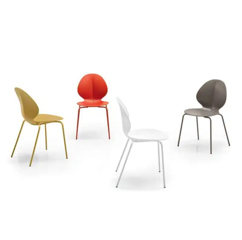 Basil Side Chair Calligaris available from DeFrae Contract Furniture Stackable Colours Range 2