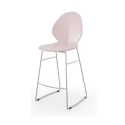 Basil Sled Base Bar Stool Calligaris available from DeFrae Contract Furniture Pink