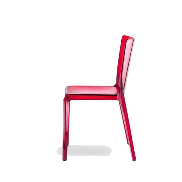 Blitz outside chair Pedrali DeFrae Contract Furniture red