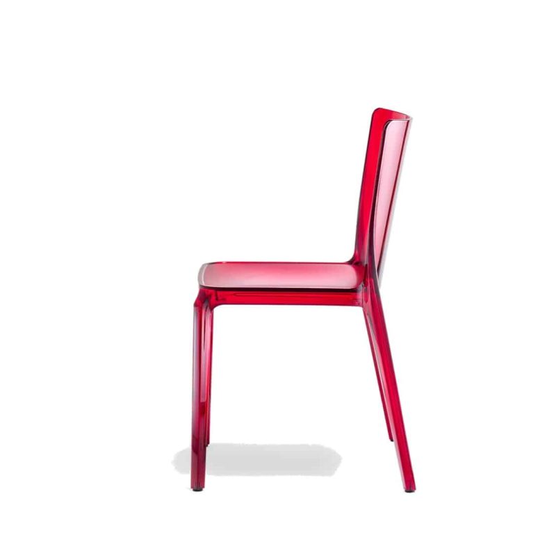 Blitz outside chair Pedrali DeFrae Contract Furniture red