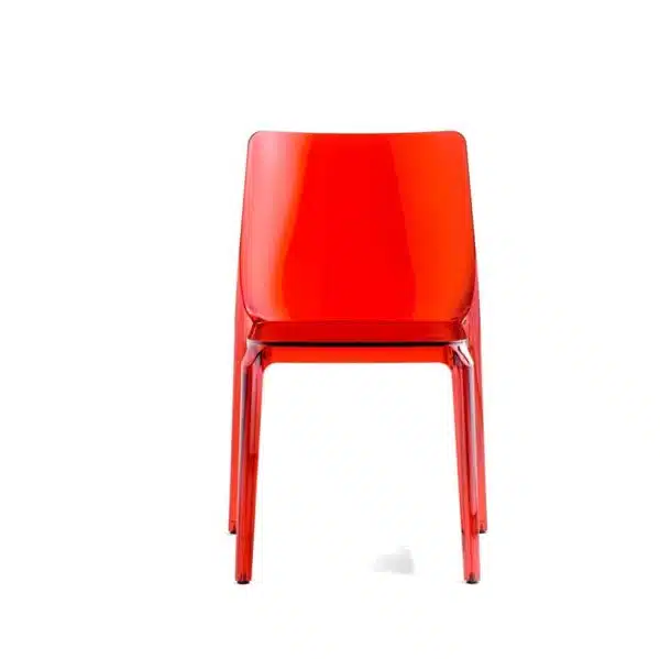 Blitz outside chair Pedrali DeFrae Contract Furniture red stackable