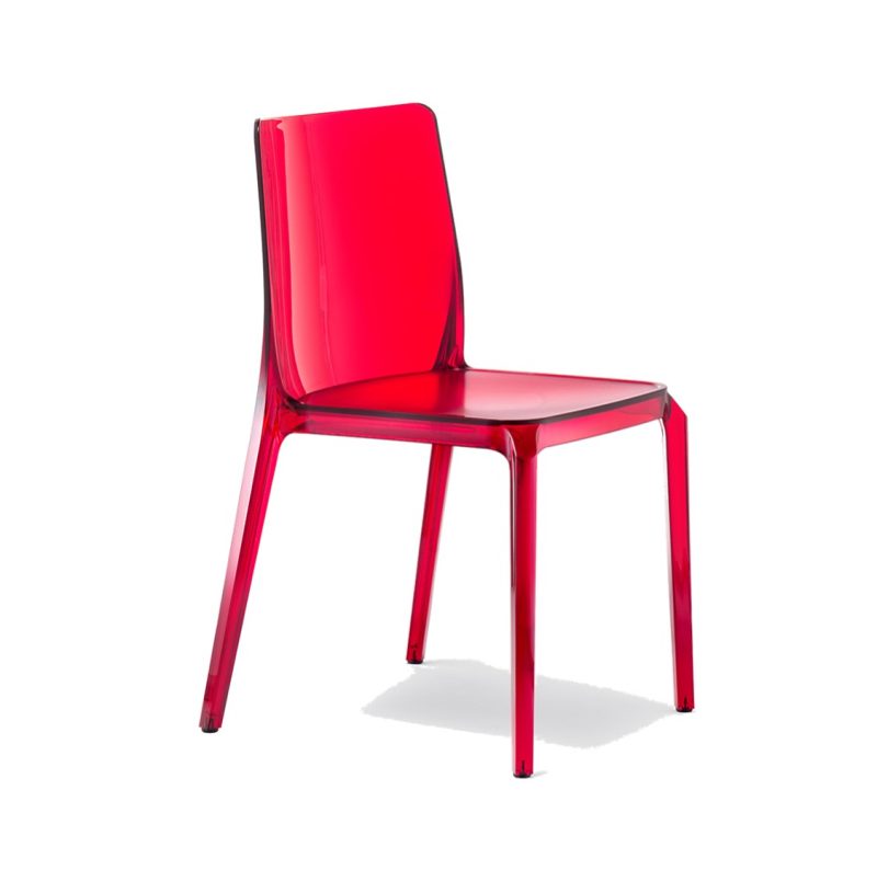 Blitz outside chair Pedrali DeFrae Contract Furniture red