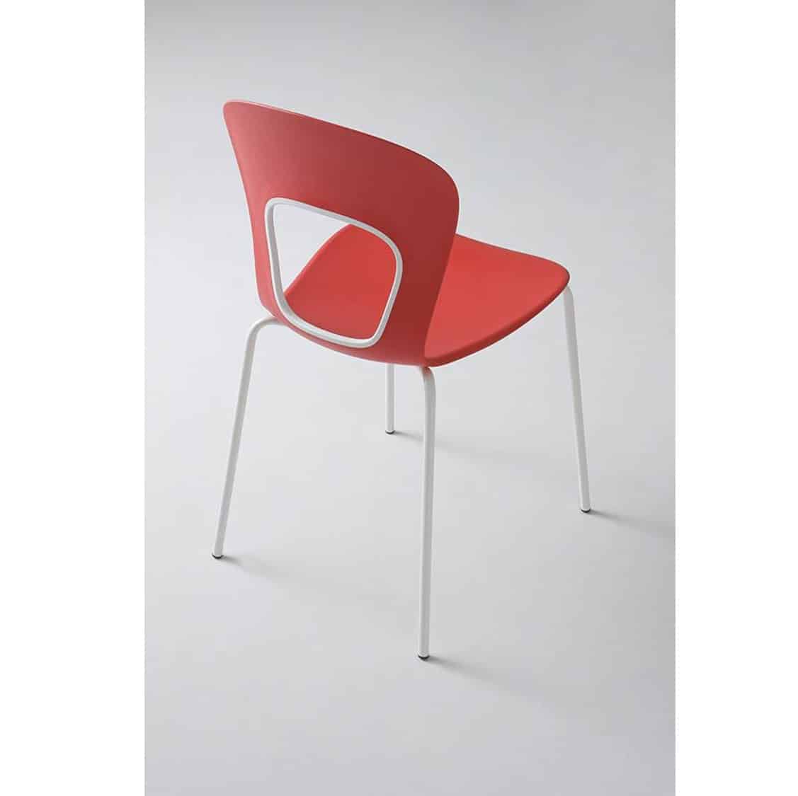 Blog Side Chair Red Gaber at DeFrae Contract Furniture Back