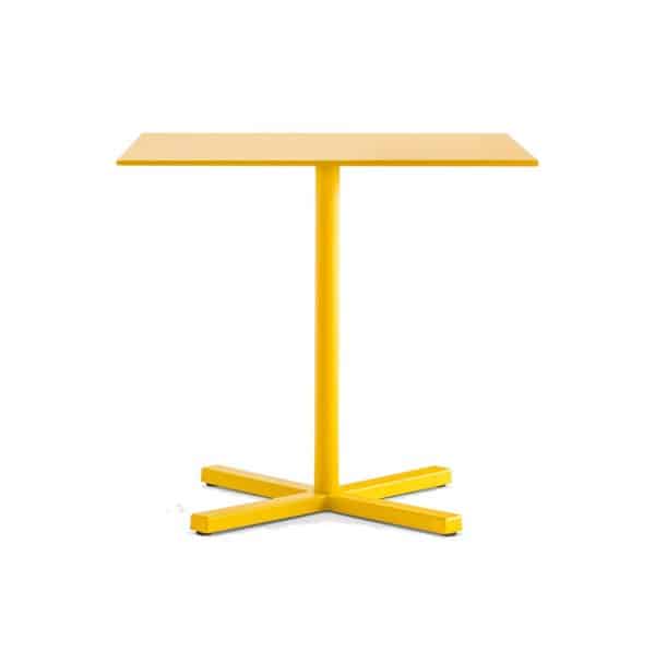 Bold Table Base Pedrali DeFrae Contract Furniture Yellow