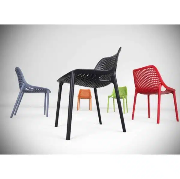 Bruce Stackable Outside Chair DeFrae Contract Furniture Range