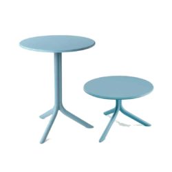 Candy Table Nardi Spritz DeFrae Contract Furniture Blue Dining and Coffee Table height