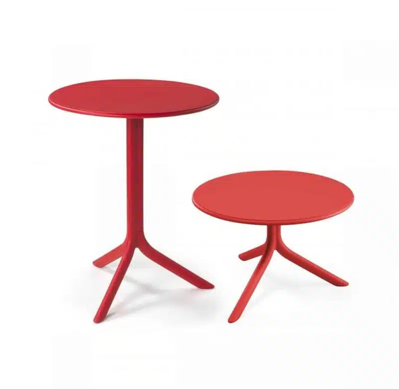 Candy Table Nardi Spritz DeFrae Contract Furniture Dining and Coffee Table height Red