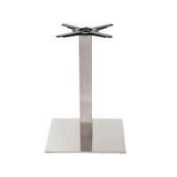Carlton Stainless Steel Table Base DeFrae Contract Furniture Single Dining Height