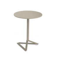 Delta Flip Top Table Vondom DeFrae Contract Furniture Taupe
