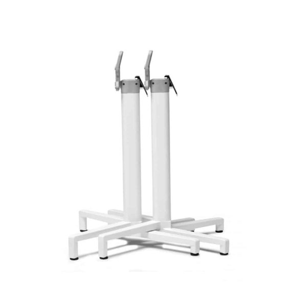 Domino Flip Top Table Base White