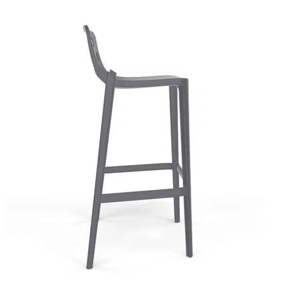 Dory Stackable Bar stool Isidoro Gaber at DeFrae Contrcat Furniture Grey