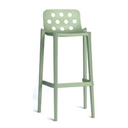 Dory Stackable Bar stool Isidoro Gaber at DeFrae Contrcat Furniture Sage Green
