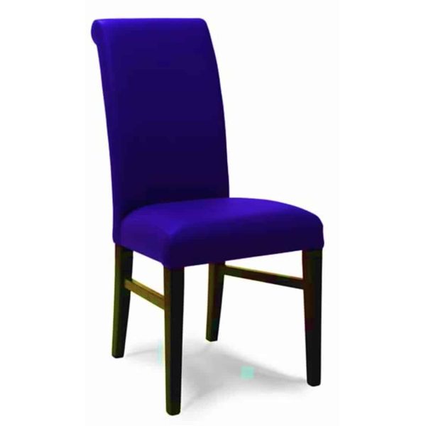 Dover Side Chair High Back Dining Chair DeFrae Contract Furniture Blue