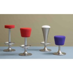Dream Bar Stool Pedrali ar DeFrae Contract Furniture Colours Red White and Blue
