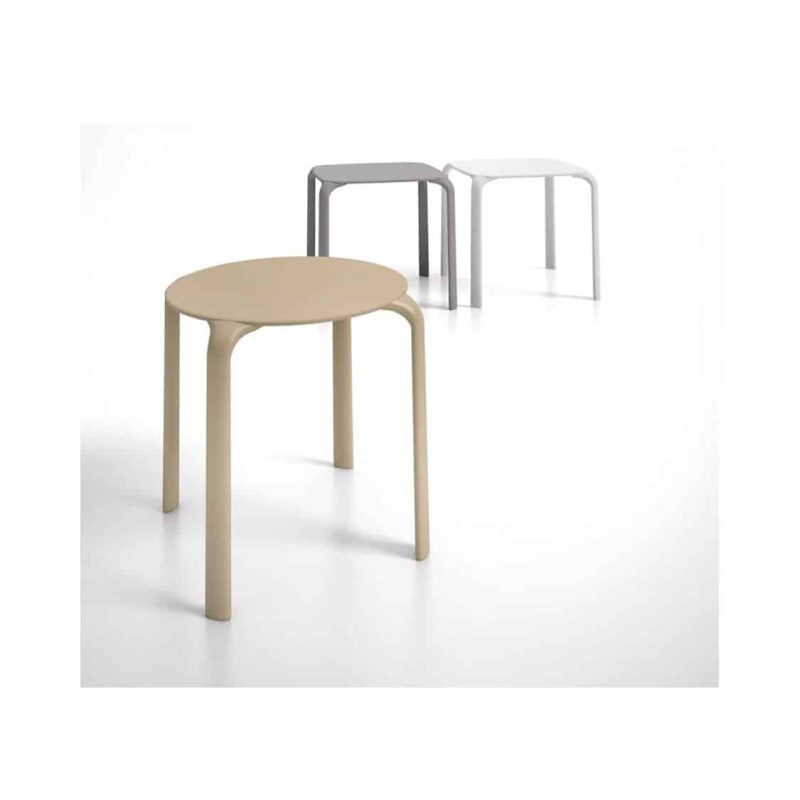 Drop Table Infiniti Design at DeFrae Stackable Square and Round Versions