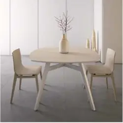 Emmy Table available at DeFrae Contract Furniture in situ