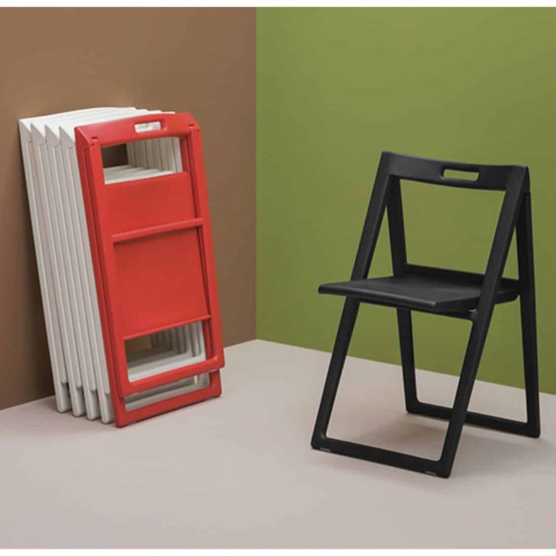 Enjoy side chair folding chairs Black Pedrali at DeFrae Contract Furniture In Situ
