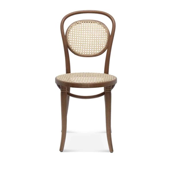 Fleur Side Chair Bentwood Chair With Kane Seat And Back DeFrae Contract Furniture Front