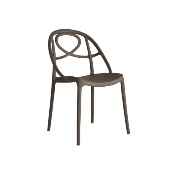 Galaxy Etoile P Side Chair DeFrae Contract Furniture Brown