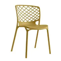 Gamera SIde Chair Stackable at DeFrae Contract Furniture Mustard