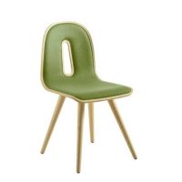 Gotham Woody Side Chair DeFrae Contract Furniture Green Velvet