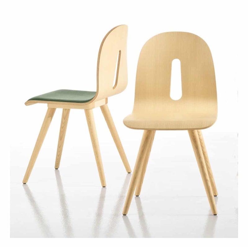 Gotham Woody Side Chair DeFrae Contract Furniture Plain
