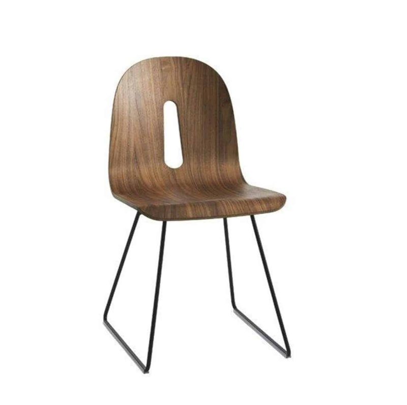 Gotham Woody Side Chair DeFrae Contract Furniture Sled Base