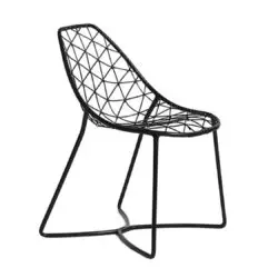 Gumdrop Chair Wire Outdoor chair DeFrae Contract Furniture