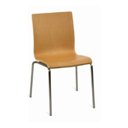 Hall Side Chair Natural DeFrae Contract Furniture
