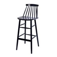 Hartley Bar Stool Spindle Back Wood Bar Stool J77 Model