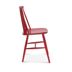 Henry Side Chair Spindle Back Wood Chair Cottage DeFrae Contract Furniture Red Side