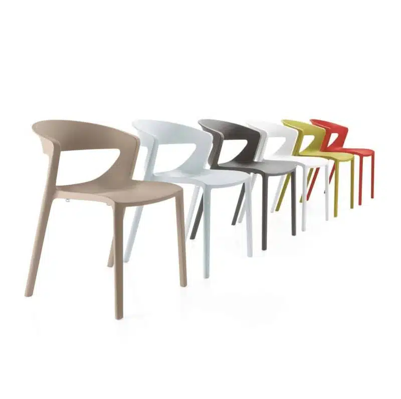 Hula Side Chair Kikka One DeFrae Contract Furniture Colours Range