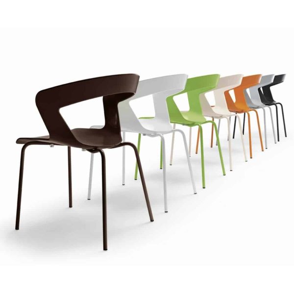 Ibis Armchair Stackable Outdoor Chair ETAL DeFrae Contract Furniture Colours