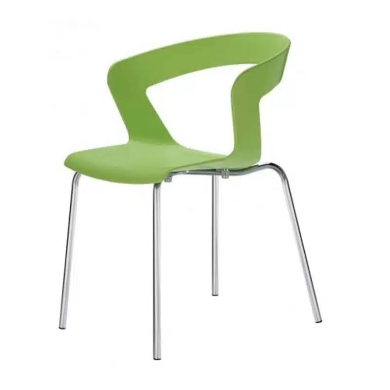 Ibis Armchair Stackable Outdoor Chair ETAL DeFrae Contract Furniture Green