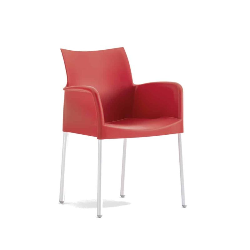 Ice Armchair Pedrali at DeFrae Contract Furniture Red