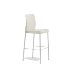 Ice Bar Stool Pedrali at DeFrae Contract Furniture White