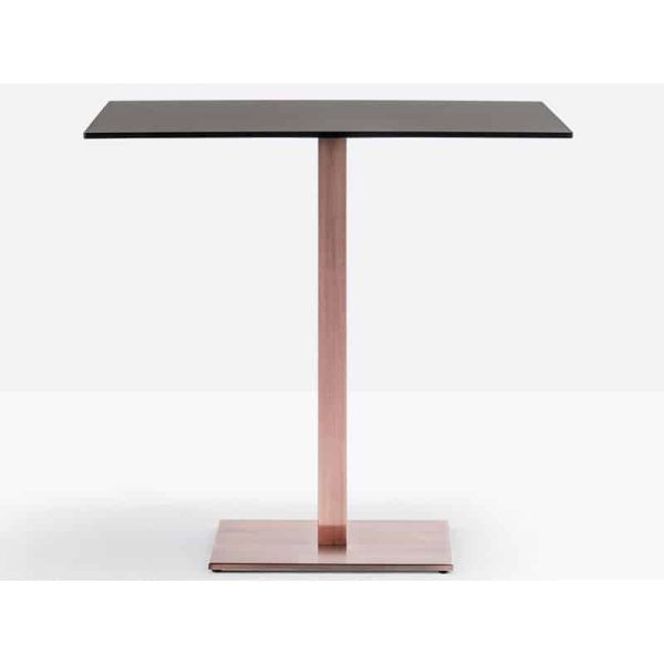 Inox 4402 Antique Copper Dining Height Table Base DeFrae Contract Furniture